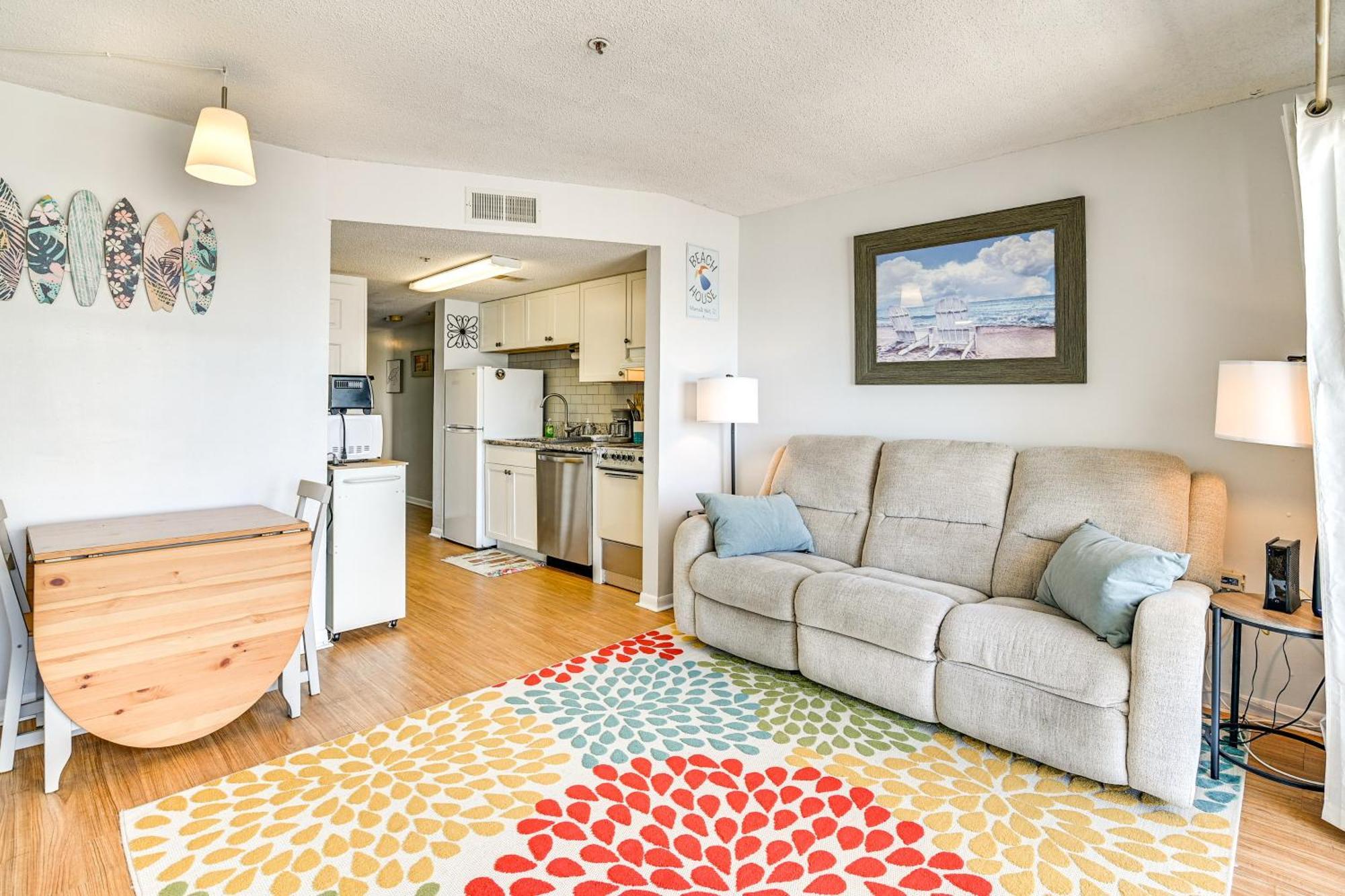 Cozy Beachfront Condo With Wifi, Views And Pool Access Myrtle Beach Eksteriør billede